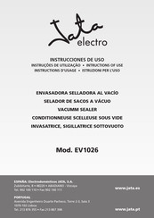 Jata electro EV1026 Intructions Of Use