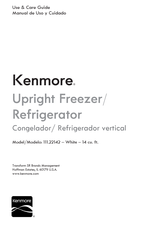 Kenmore 111.22142 Use & Care Manual