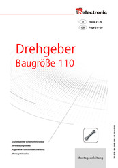TR-Electronic CDH-110 Assembly Instruction Manual
