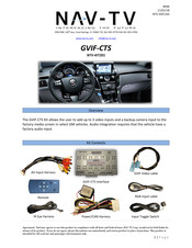 Nav Tv GVIF-CTS Manual