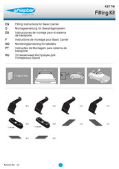 Whispbar K877W Fitting Instructions Manual