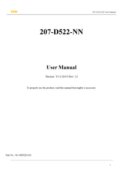 TPM 207-D522-NN User Manual