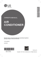 LG LW8016ER Owner's Manual