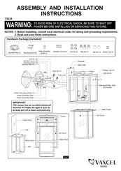 Vaxcel T0238 Assembly And Installation Instructions