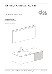 Clou hammock CL/07.66.204.50 Installation Instructions Manual