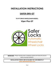 Safer Locks SAFER-DRV-GT Installation Instructions Manual