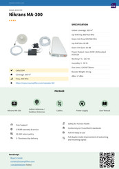 Nikrans MA-300 Quick Start Manual