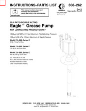 Graco Eagle 235-889 Instructions-Parts List Manual