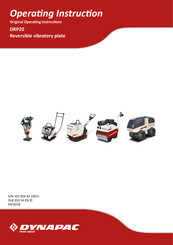 Dynapac DRP20 Operating Instructions Manual