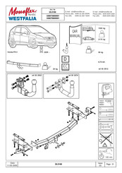 Westfalia Monoflex-Nordic 35.0168 Manual