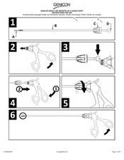 GENICON SINGLE USE MONOPOLAR X-SURGE SHAFT Instructions For Use Manual