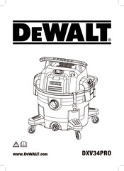 DeWalt DXV34PRO Manual