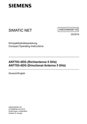 Siemens SIMATIC NET ANT793-6DG Compact Operating Instructions