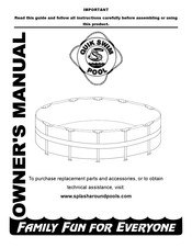 Quik Swim Pool QS-1648 Owner's Manual