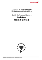 Fuji xerox ApeosPort-IV 3070 Manuals | ManualsLib