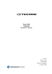 Bibby Sterilin TECHNE Tecal 140S Operator's Manual