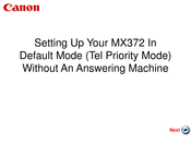 Canon PIXMA MX372 Setting-Up Manual