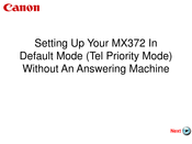 Canon MX372 Setting-Up Manual