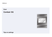 V-ZUG Combair SG 21013 Series Tips On Settings