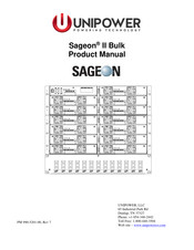 Unipower Sageon II Bulk Product Manual