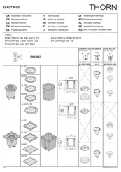 Thorn EFACT R/C0 1x2W SOFT LED Installation Instructions Manual
