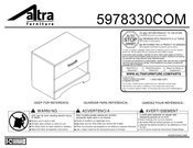 Altra furniture 5978330COM Assembly Instructions Manual