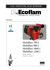 Ecoflam Multiflam 700.1 PR Manual