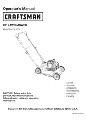 Craftsman 154.37297 Operator's Manual