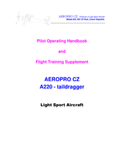 Aeropro A220 Pilot's Operating Handbook And Flight Training Supplement