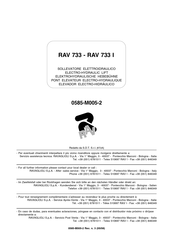 Ravaglioli RAV 733 I Manual