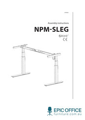 Epic Office Furniture NPM-SLEG Assembly Instructions Manual