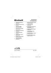 EINHELL 11077 Operating Instructions Manual
