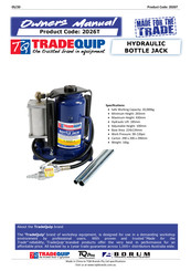 TradeQuip 2026T Owner's Manual