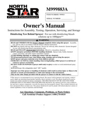 North Star 999883 Owner's Manual