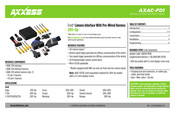 Axxess AXAC-FD1 Installation Instructions Manual