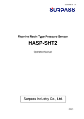 Surpass HASP-SHT2 Operation Manual