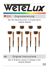 Wetelux 88 96 99 Original Instructions Manual