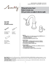 Avanity FW0CC001NP Manual