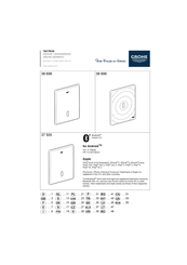 Grohe TECTRON 37 505 Manual