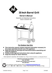 Member's Mark CG2320401-MM Owner's Manual