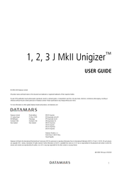 Datamars Unigizer 1 J User Manual