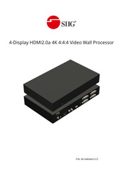 SIIG AV-GM0A43-S1Z Manual