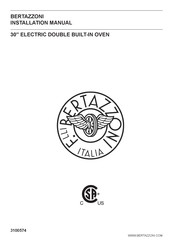 Bertazzoni PROF30FDEXV Installation Manual