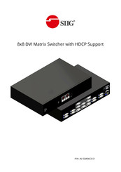 SIIG AV-GM06X3-S1 Manual