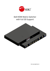 SIIG AV-GM07G3-S1 User Manual