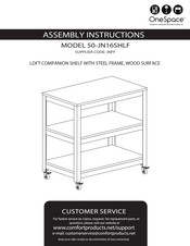 Comfort Products OneSpace 50-JN16SHLF Assembly Instructions Manual