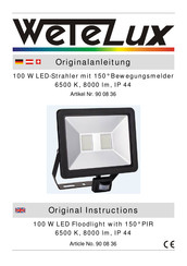 Wetelux 90 08 36 Original Instructions Manual