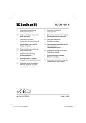 EINHELL GC-DW 1300 N Original Operating Instructions