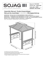 Sojag 500-9162387 Assembly Manual
