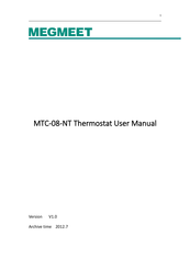 Megmeet MTC-08-NT User Manual